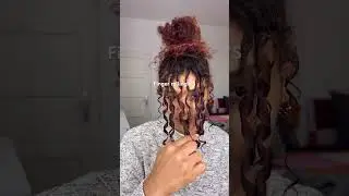Styling Curly Hair #curlyhair #stressfree #females #curly #hairtok #naturalhair #haircare #hairstyle