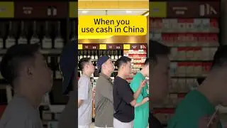 When you use Cash in China🤦🏻&zwj;♂️🤦🏻&zwj;♂️ #chinese #chineselearn #chineselife #cashless #mandarin