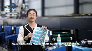 Shrink film printed by JDPRESS combination printing machine