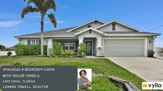 Large and Spacious Energy Efficient CAPE CORAL FLORIDA Home with Solar Panels