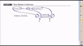 Base Number is Unknown Percent Problem