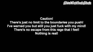 Bullet For My Valentine - Waking The Demon | Lyrics on screen | HD