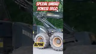 #harvester Spezialumbau Ponsse Ergo #forstwirtschaft #special #viralvideo