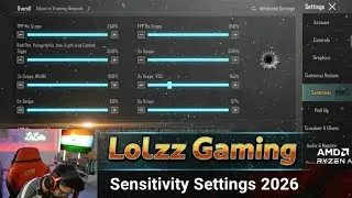 LoLzZz Gaming Sensitivity Settings 2026 || LolzZz Gaming BGMI 4.1 Update Sensitivity 