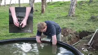 How to install a water trough valve / float valve / stock tank water valve