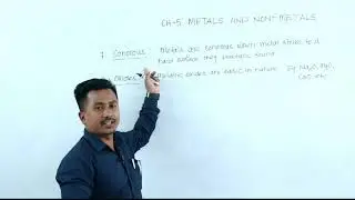 Class X Science Chapter 5 Metals and Non-Metals