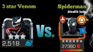 3 star Venom Vs. Spiderman (Stealth Suit) Uncollected- Marvel Contest of Champions