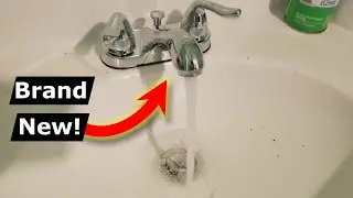 Replace Bathroom Faucet Quick, Easy, Cheap DIY On A Budget