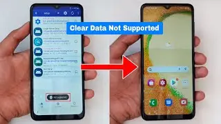 Samsung A04s Android 12 FRP Bypass Clear Data Not Supported Fix Solution/SM-A047F Google Lock Bypass