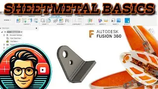Learn How to Design YOUR own Sheet Metal Parts for FREE! - Fusion 360 for beginners!