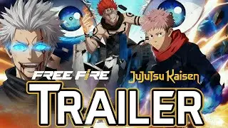 TRAILER DA PARCERIA FREE FIRE COM JUJUTSU KAISEN ( VÍDEO EDIÇÃO ) 🙌😎.