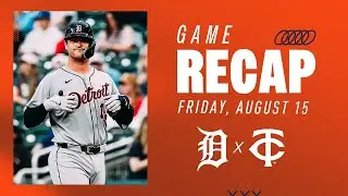 Game Highlights: Tigers Score 5 Runs In The First, Take Game 2 Over Twins | 8/15/25