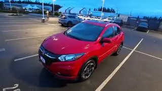 2013 CR-V EX AWD and 2018 HR-V EX-L Navi AWD walk around video for Rick