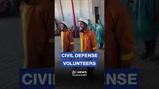 Volunteers training to join Gaza civil defense