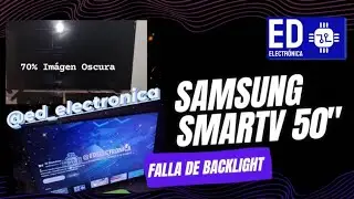 SAMSUNG UN50NU7090  falla de Backlight: Como abrír el TV sin DAÑAR NADA!