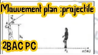 Mouvement plan :projectile Sm 2022 الحركة المستوية :القذيفة