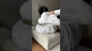 🔥 Ninho Para Beb&ecirc; Regulavel Redondo Em Suede Dupla Face