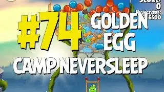Angry Birds Seasons Summer Camp Golden Egg #74 Walkthrough