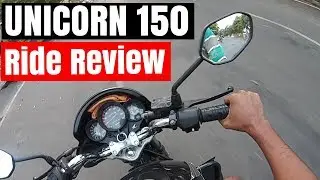 HONDA UNICORN 150 Full Ride Review