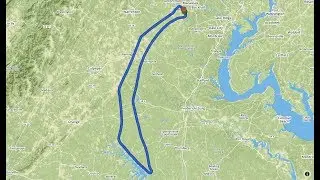 Flight with Eliot to Lake Anna
