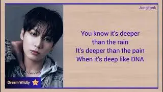 정국 (Jungkook) - Standing Next To You | Easy Lyrics | Dream Wildly 