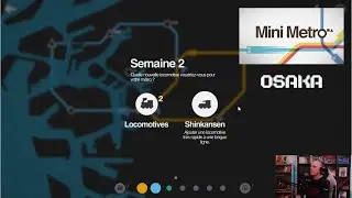 Abus total de stations rondes ! (MINI METRO &agrave; Osaka) - Thom R&eacute;tro Gaming