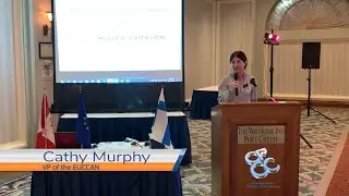 Honorary Speaker VP of the EUCCAN Cathy Murphy at the CFCC's 50th Anniversary Gala