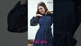 Front Slit Midi Dress you'll need this summer | Summer dresses from cilory #dress #womensfashion