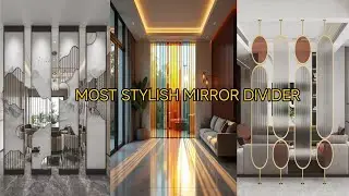 Best mirror divider designs for smart home interior 