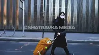 Driving Empty NYC Financial District COVID Lockdown Stock Footage