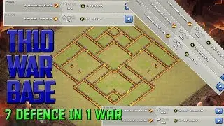 Best Th10 (Town Hall 10) War Base With Replay Anti All Troops Anti 3 Star Anti 2 Star Clash Of Clans