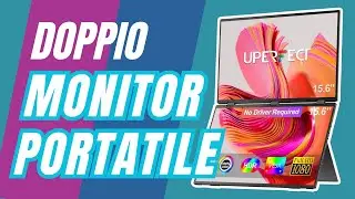 QUESTO DOPPIO MONITOR PORTATILE &egrave; una RIVOLUZIONE? UPERFECT Delta 15.6