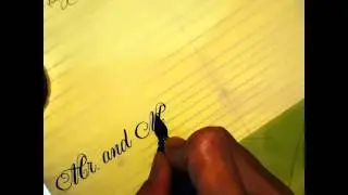 Flourished Bickham Script