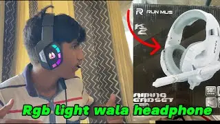 "New RGB Headphone La Liya 🎧✨ | Unboxing & First Impressions