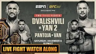 UFC 323 Live Fight Watch Along Merab Dvalishvili vs Petr Yan 2