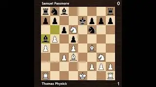 Thomas Physick vs Samuel Passmore | London 1900 | Round 6