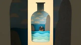 A layered paper stop motion animation! I tried out my new mini multi-plane for this video!