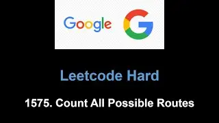 Leetcode 1575. Count All Possible Routes (multi-dimentional dp)