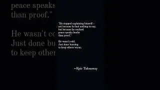 he stopped explaining himself... #relaxingmusic #music #love #1minutewisdom