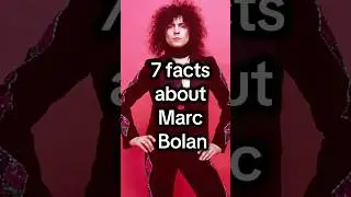 7 facts about Marc Bolan on his 78th birthday 💖 #marcbolan #glamrock #70smusic #70srock