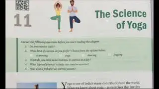 The science of yoga #english #englishlanguage #class6 #viva