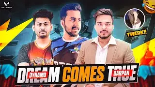 Dream comes true | Valorant play with @DynamoGaming And Hydra @darpan_is_live | Twerk Highlights
