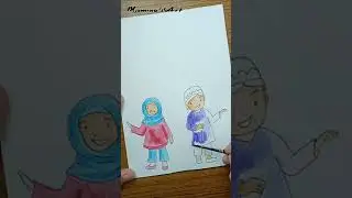 How to make Eid card for kids /EID MUBARAK  WhatsApp Status #Shorts
