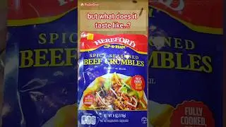 tasting a new Dollar Tree item
