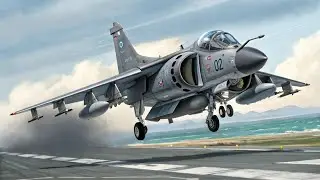 2025 Harrier Jump Jet AV-8B &ndash; The Legendary VTOL Fighter Still Breaking Limits! ✈️🔥