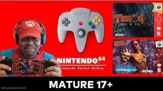 NINTENDO SWITCH ONLINE APP (NSO) MATURE 17+ GAMES FOR OCTOBER! TUROK 2 & SHADOW MAN!