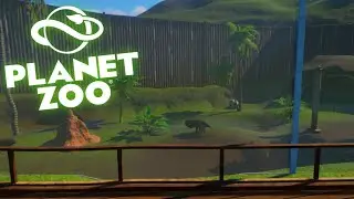 GIANT ANTEATER HABITAT SPEED BUILD| Planet Zoo Speed Builds EP15