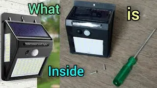Inside The Solar Motion Sensor Light | Solar Emergency Light @TechnoTopics