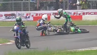 RX KING SUPER PRO140CC WARM UP Road Race Sentul