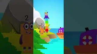 Numberblocks Learn to Count 2 & 7 in Beach Magic Run World New Season | Numberblocks Magic Adventure